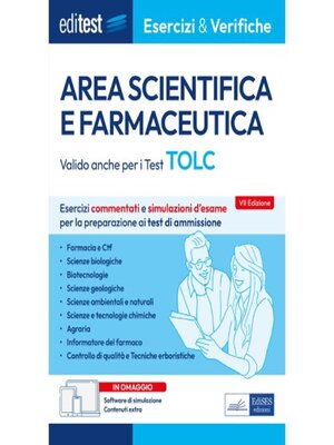 cover image of EBOOK- Area scientifica e farmaceutica Esercizi & Verifiche